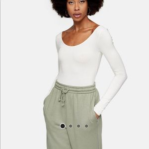 Topshop white bodysuit